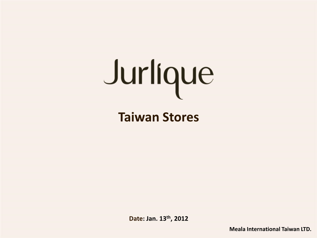 Taiwan Stores