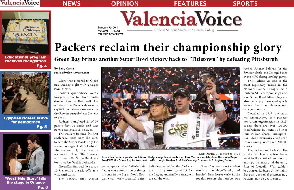 Packers Reclaim Their Championship Glory
