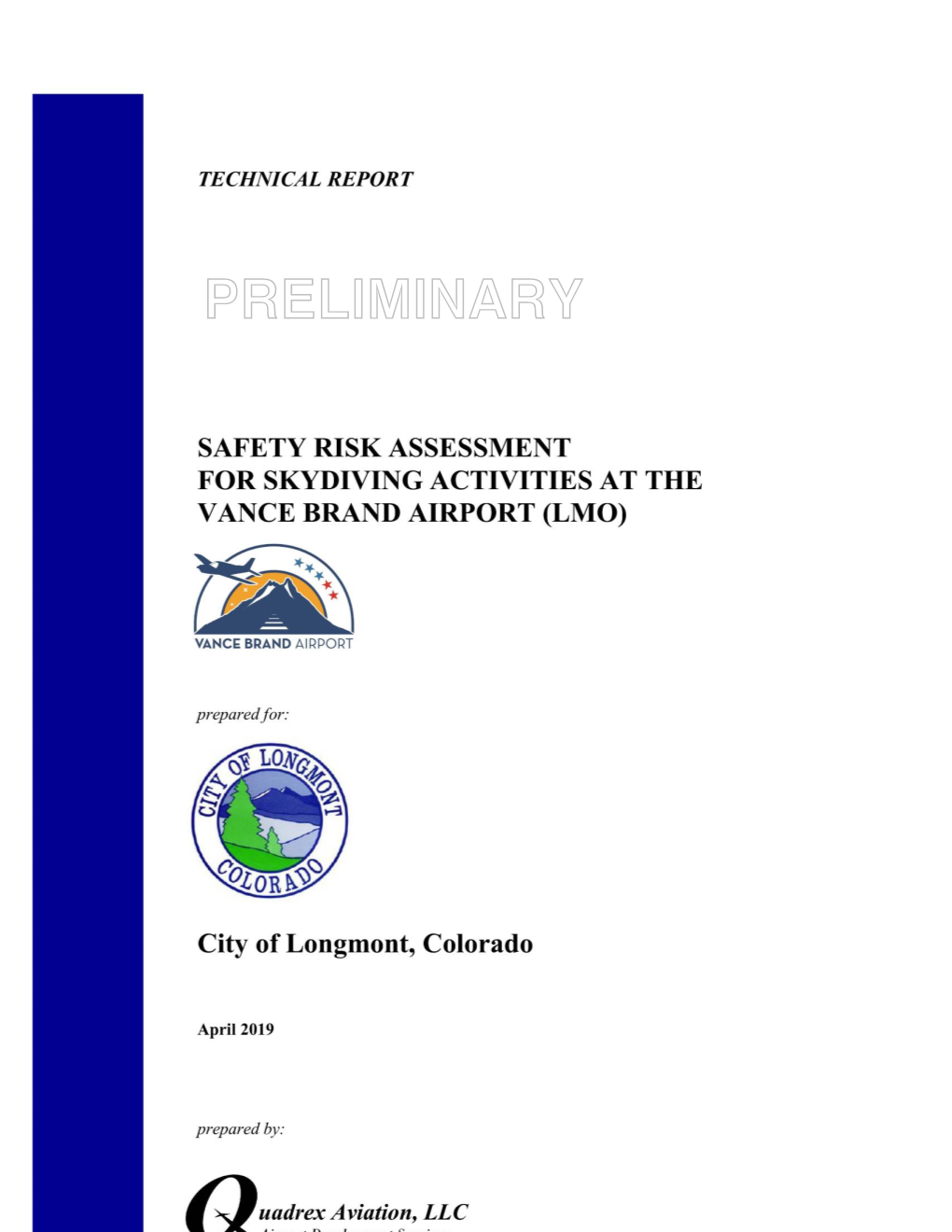 Vance Brand Airport Safety Risk Management