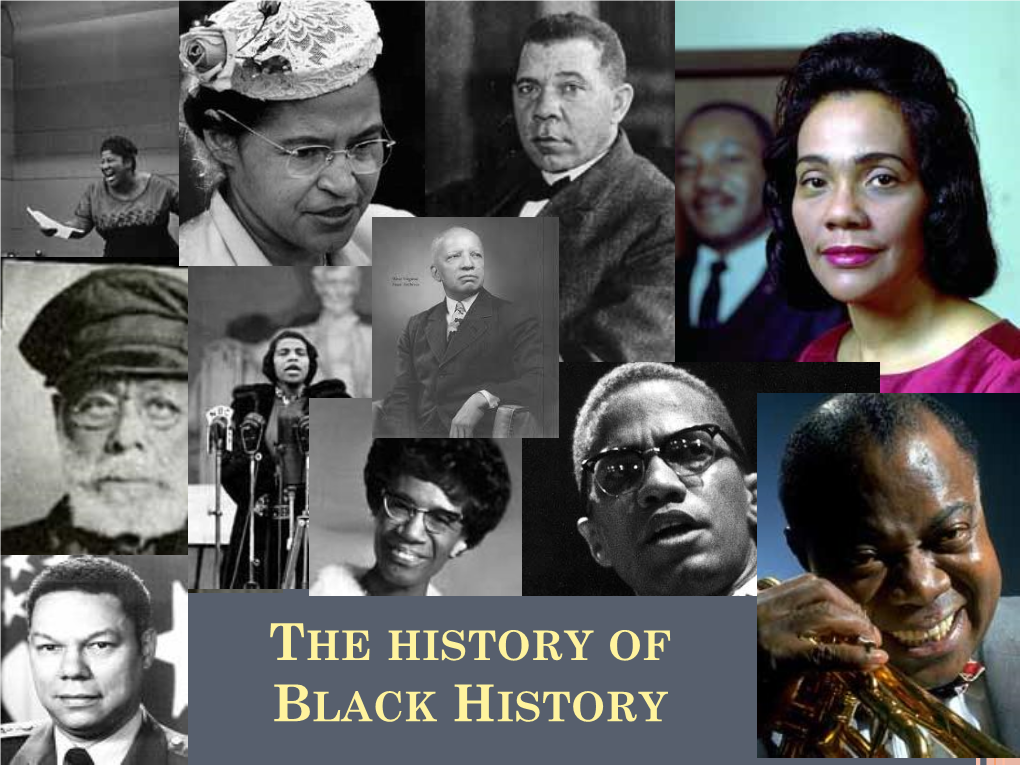 The History of Black History