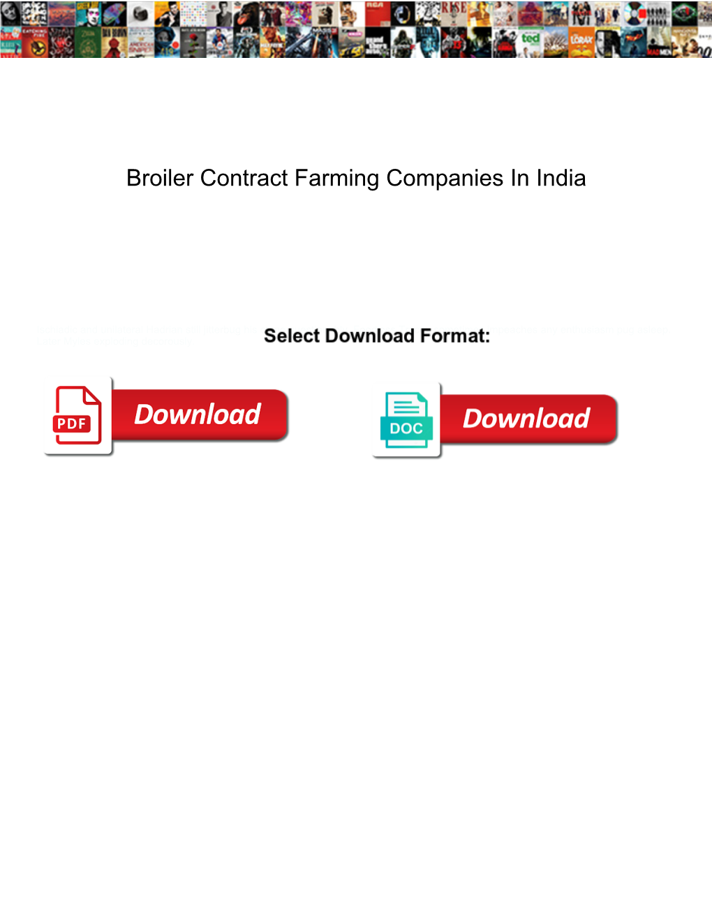 Broiler Contract Farming Companies in India