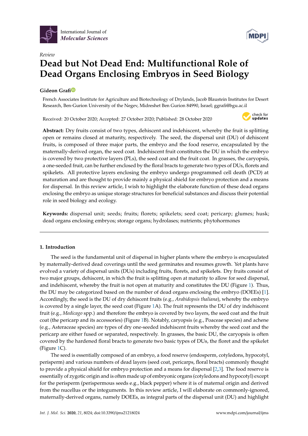 Multifunctional Role of Dead Organs Enclosing Embryos in Seed Biology