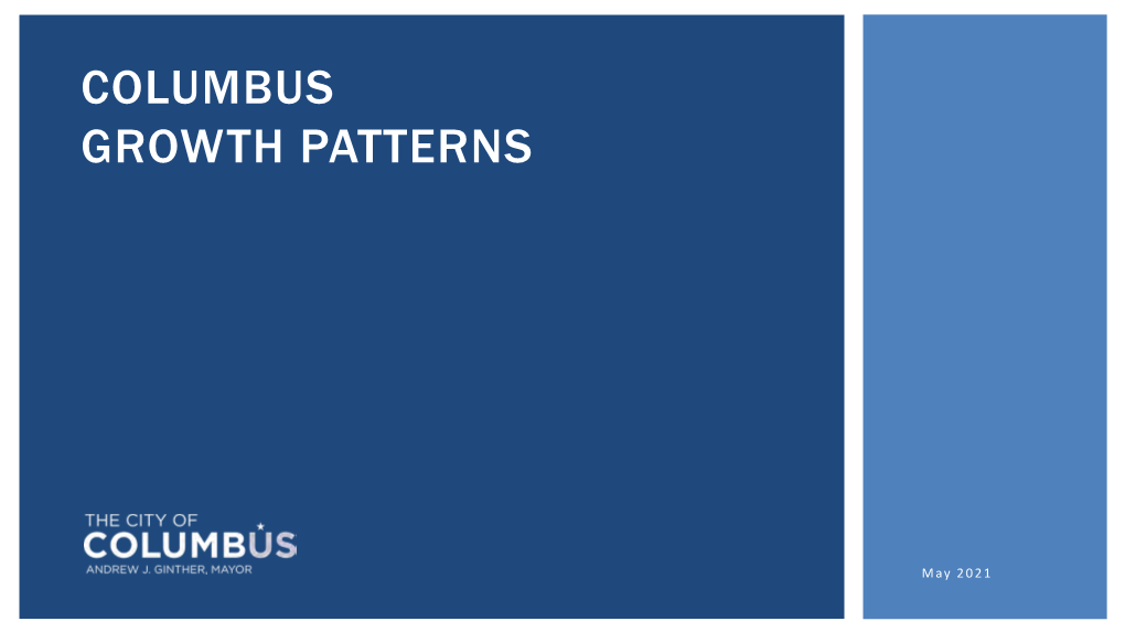 Columbus Growth Patterns