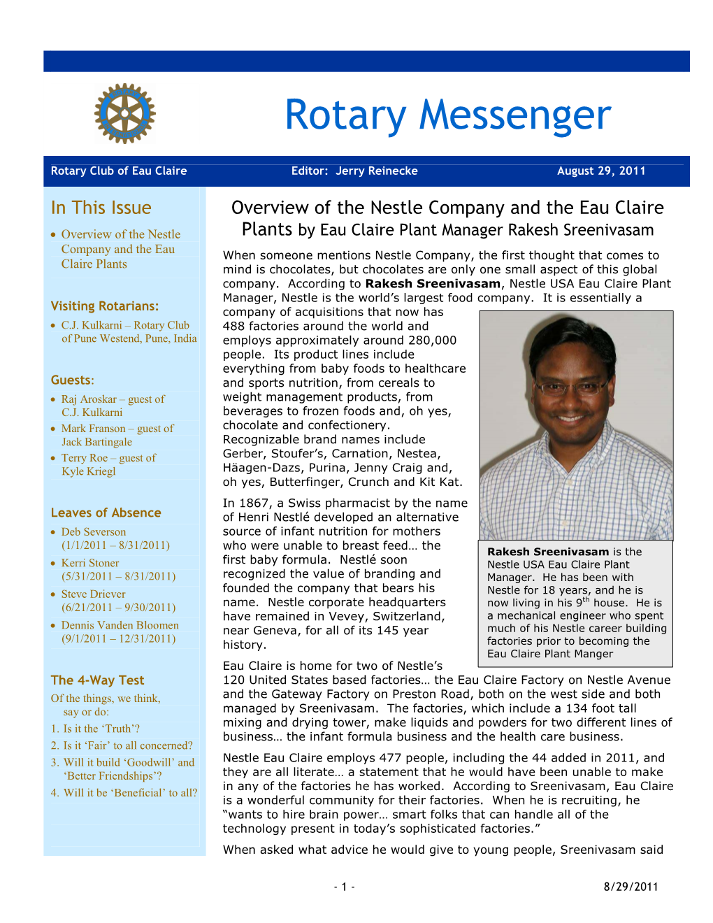Rotary Messenger