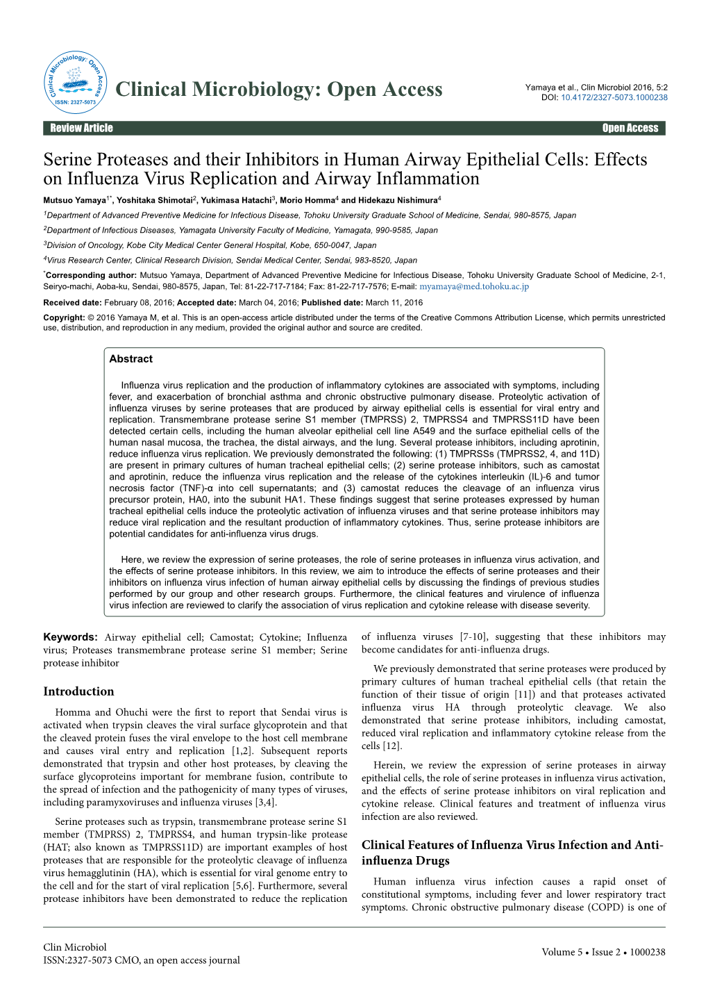 Serine Proteases and Their Inhibitors in Human