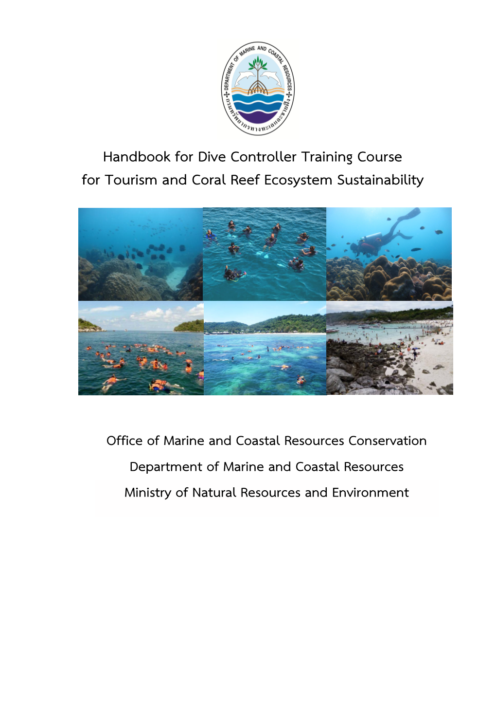 Handbook for Dive Controller Training Course for Tourism and Coral Reef Ecosystem Sustainability