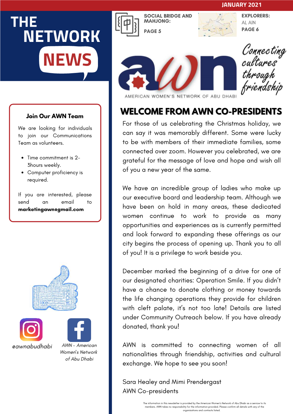 January 2021 Newsletter