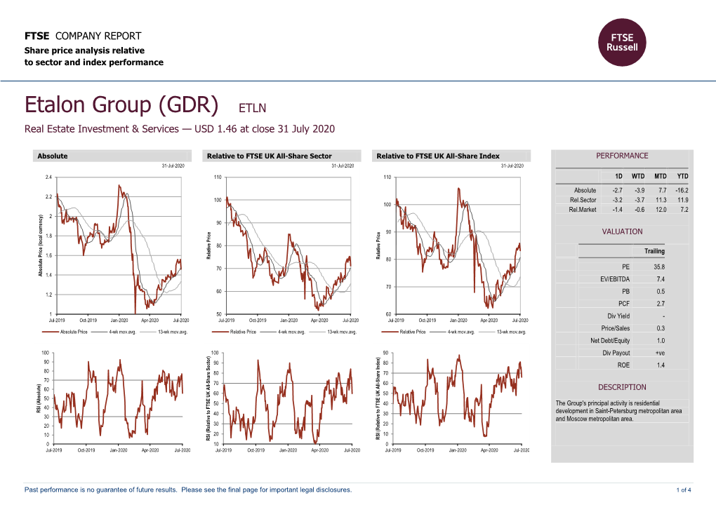 FTSE Factsheet