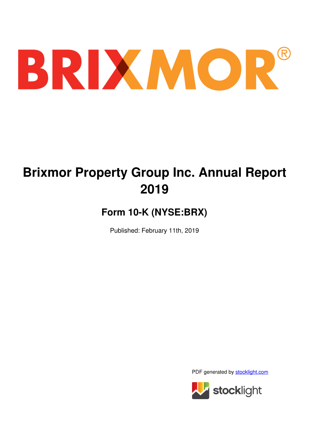 Brixmor Property Group Inc