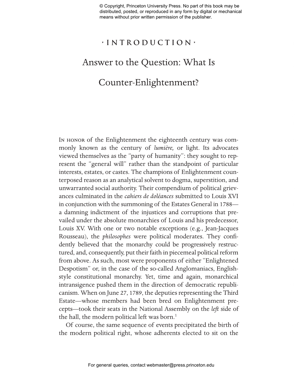 What Is Counter-Enlightenment? 3