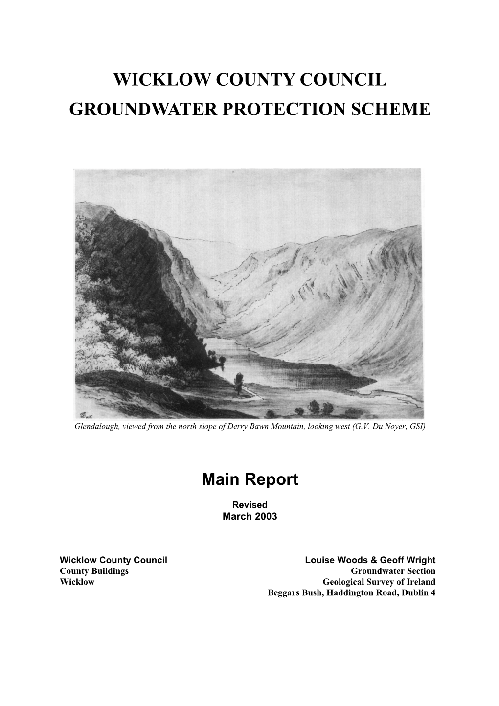 Wicklow County Council Groundwater Protection Scheme