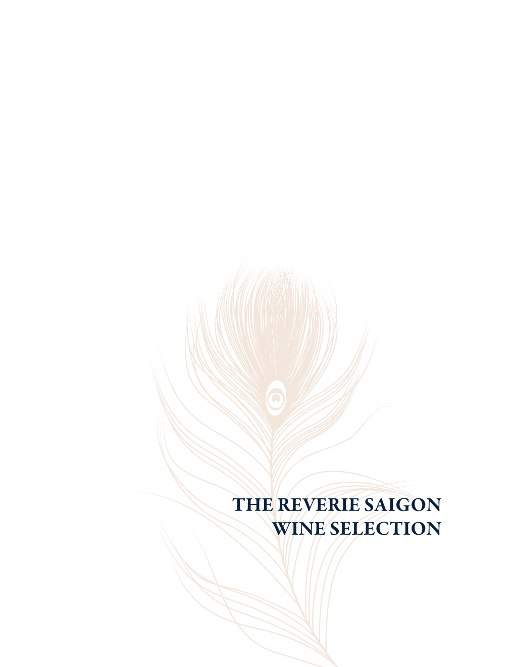 The Reverie Saigon Wine Selection Wine List Index