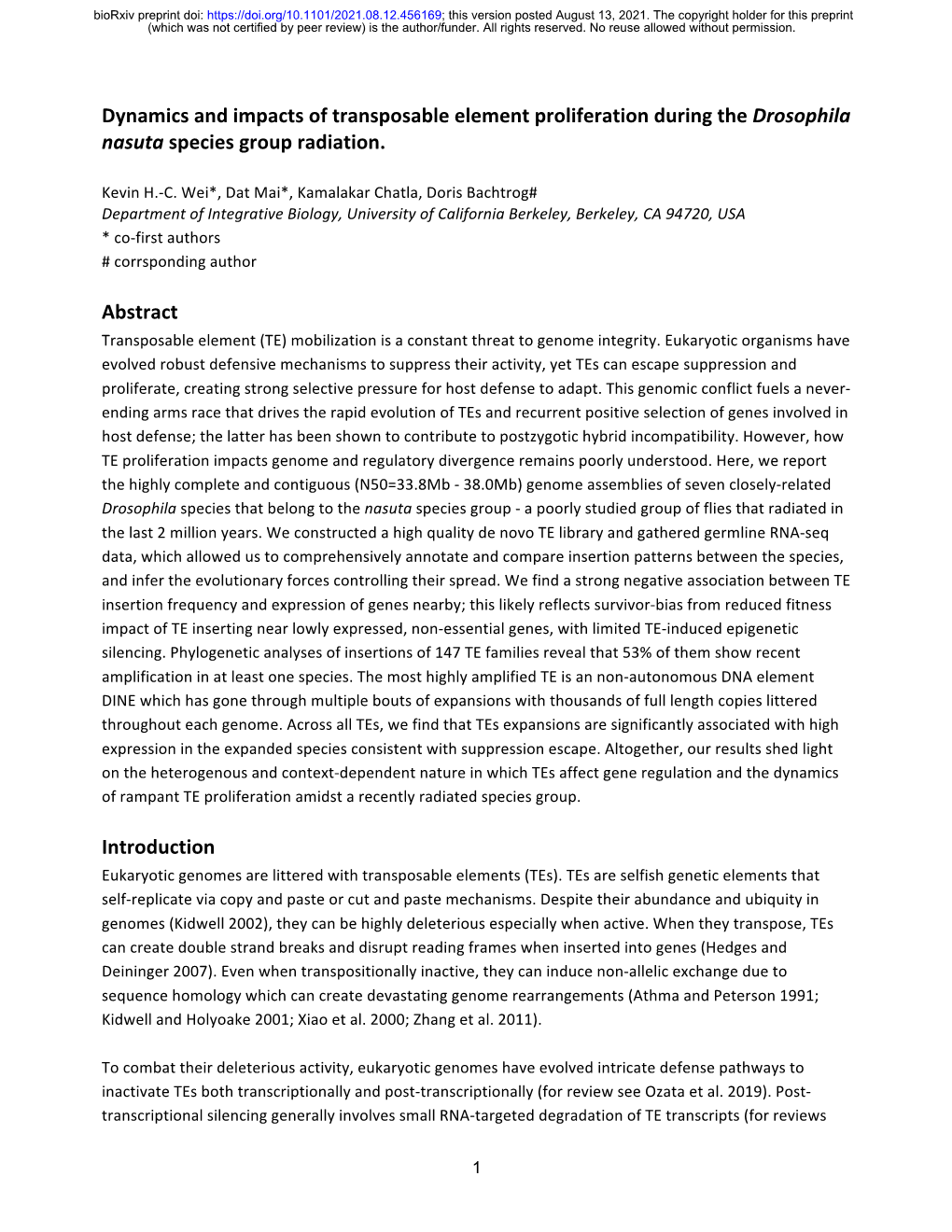 Dynamics and Impacts of Transposable Element Proliferation During the Drosophila Nasuta Species Group Radiation