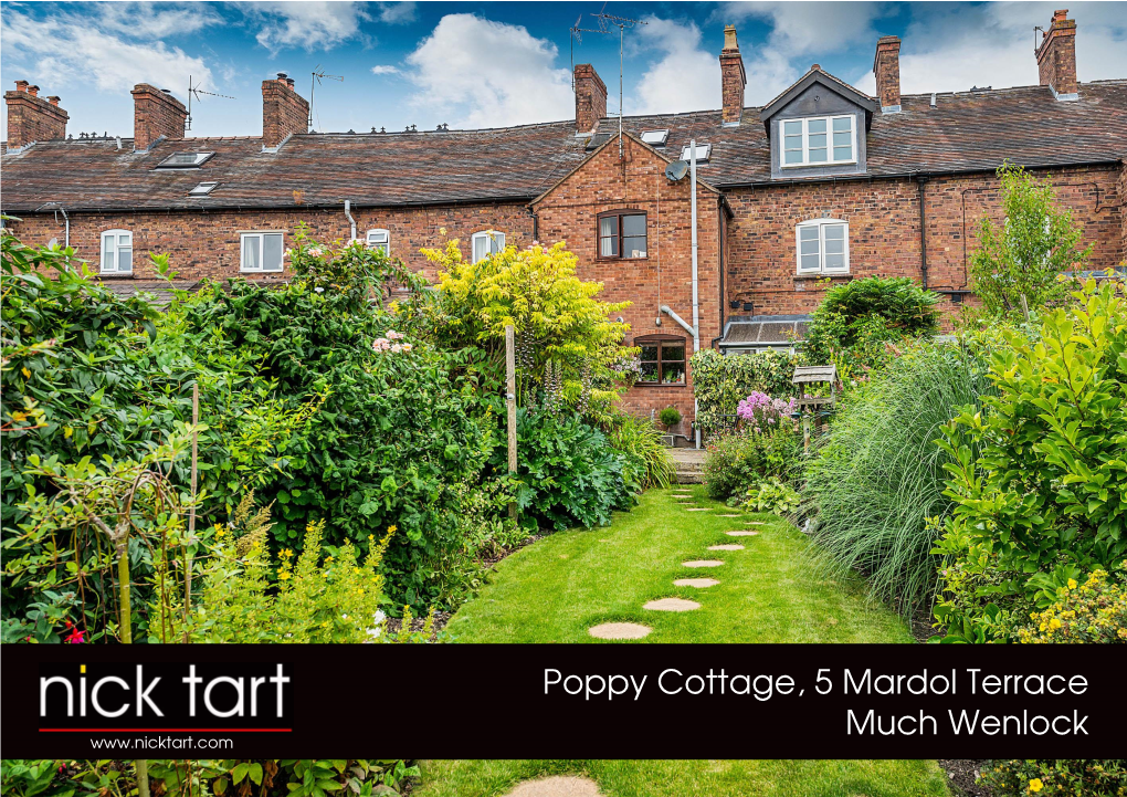 Poppy Cottage, 5 Mardol Terrace Much Wenlock