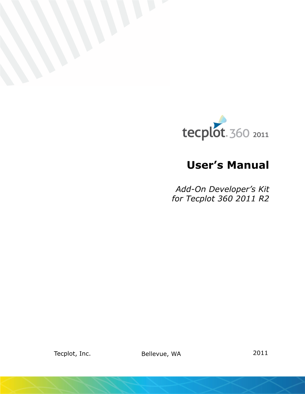 Tecplot 360 ADK User's Manual