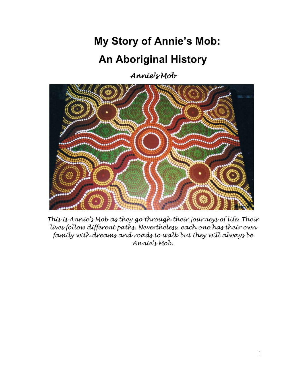 An Aboriginal History