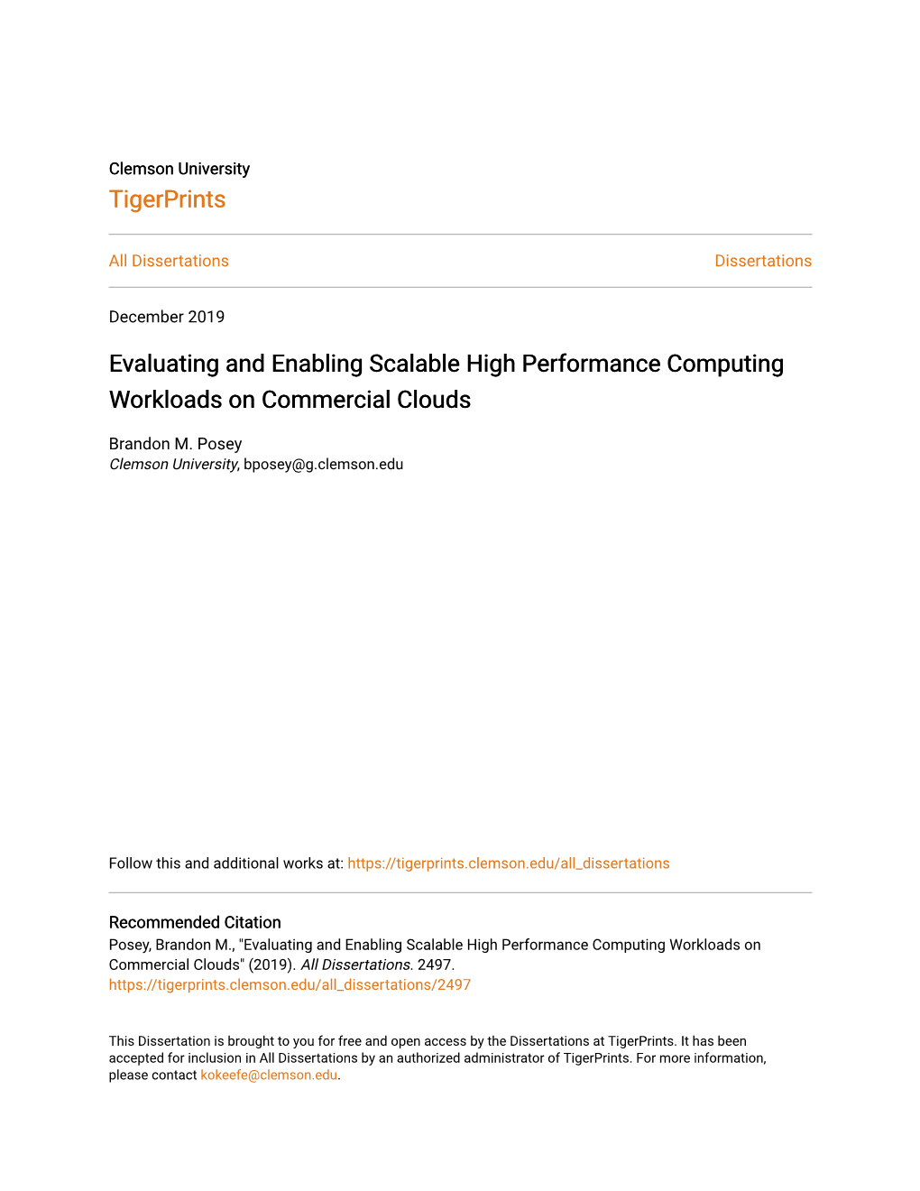 Evaluating and Enabling Scalable High Performance Computing Workloads on Commercial Clouds