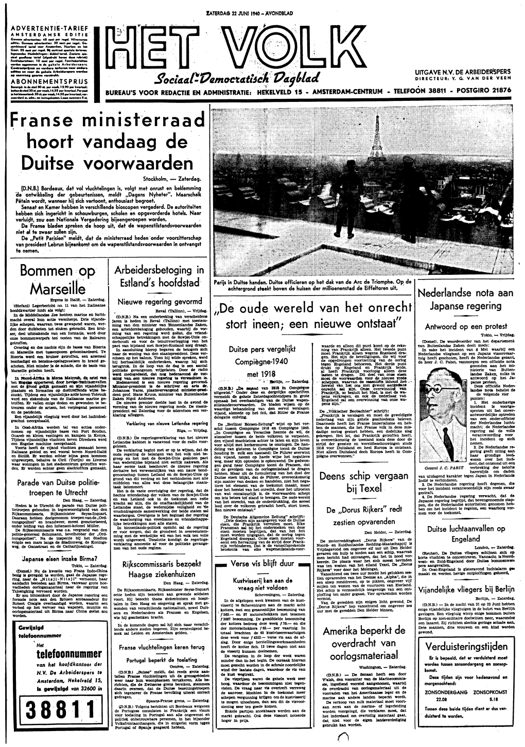 Het Volk : Dagblad Voor De Arbeiderspartĳ