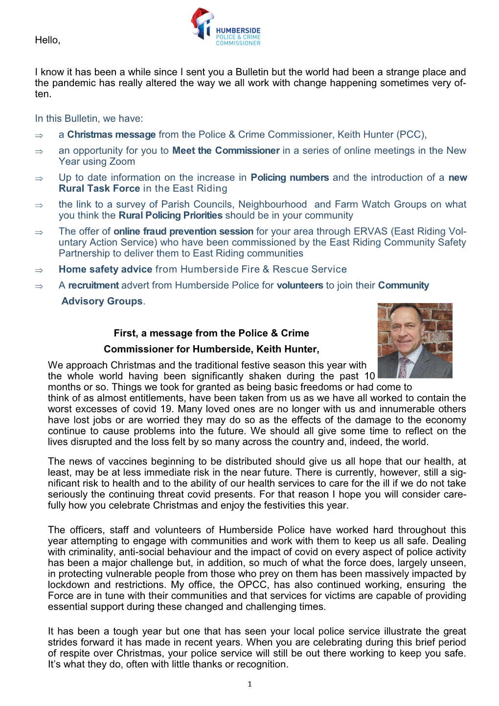 Police Bulletin December 2020