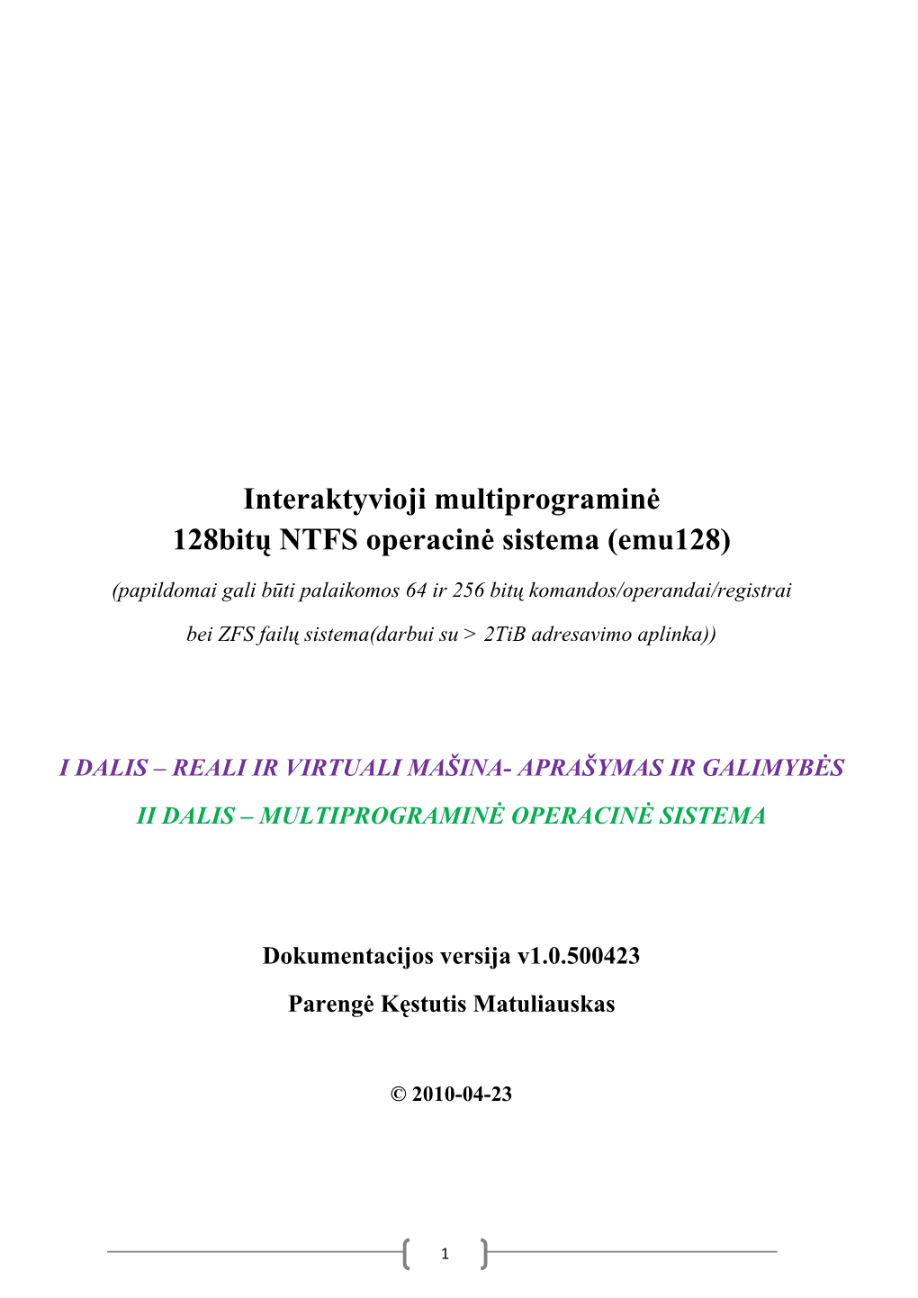 K.Matuliauskas Interaktyvi-Operacine