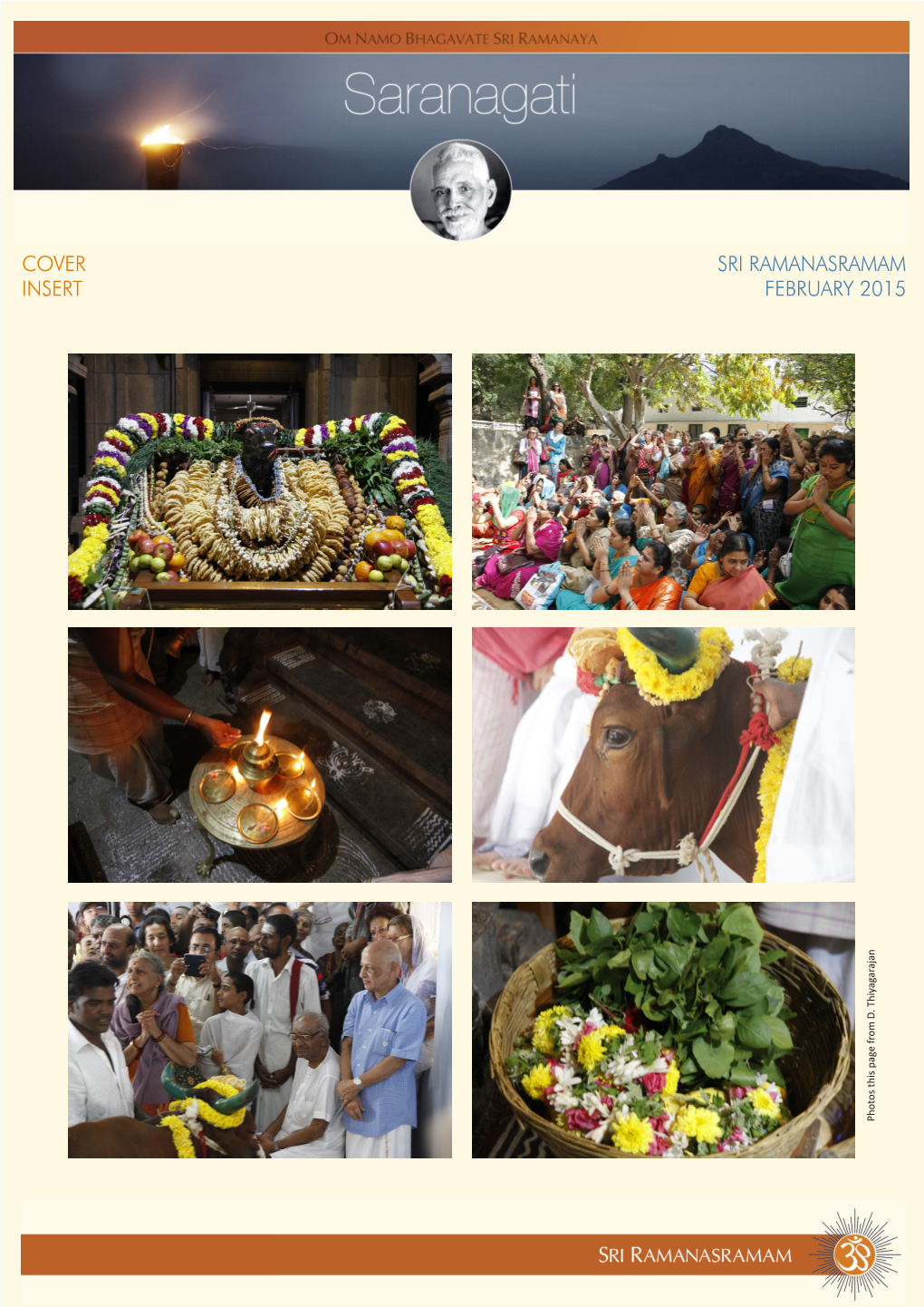 Cover Insert Sri Ramanasramam February 2015