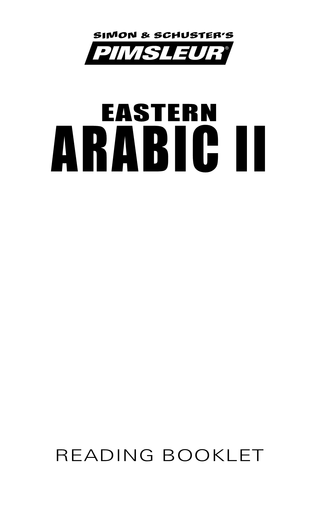 Eastern Arabic II