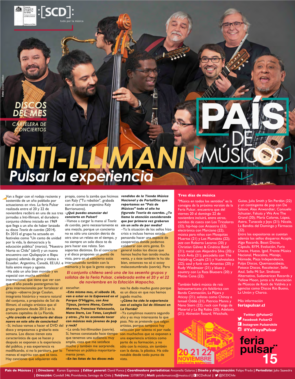 Pais De Músicos Noviembre