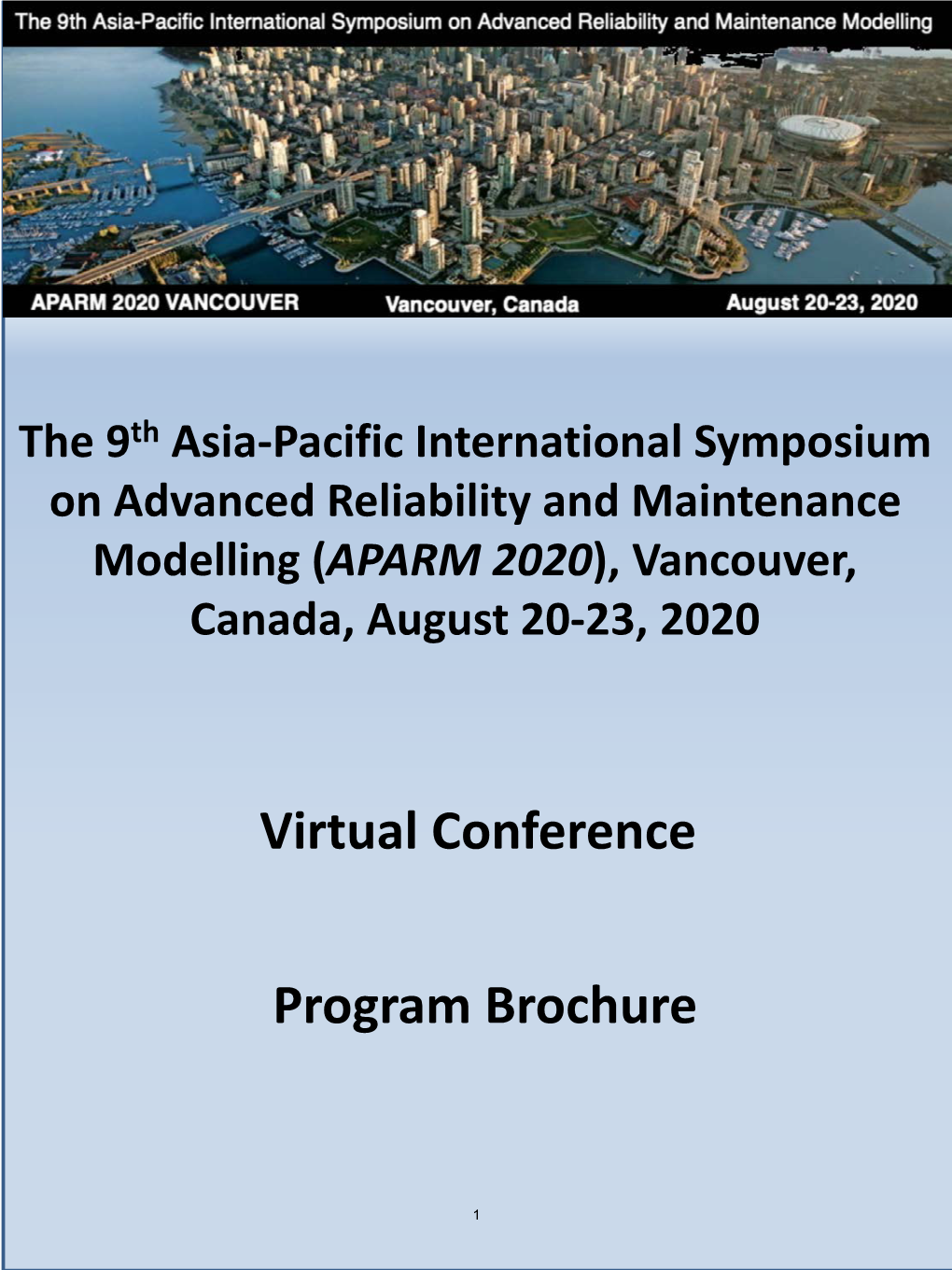 Program Brochure Virtual Conference
