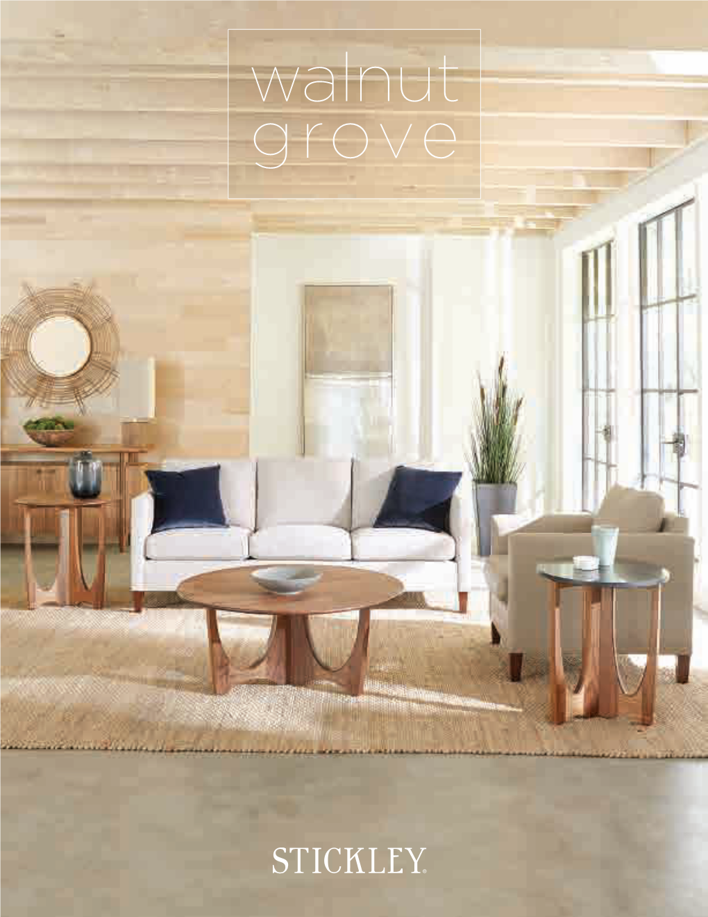 Walnut Grove Collection Is Comprised of 23 Pieces for Bedroom, Living Room, and Dining Room