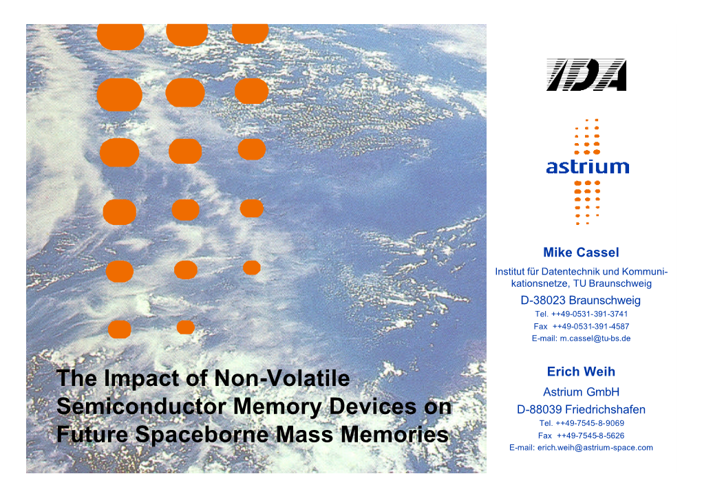 The Impact of Non-Volatile Semiconductor Memory Devices On