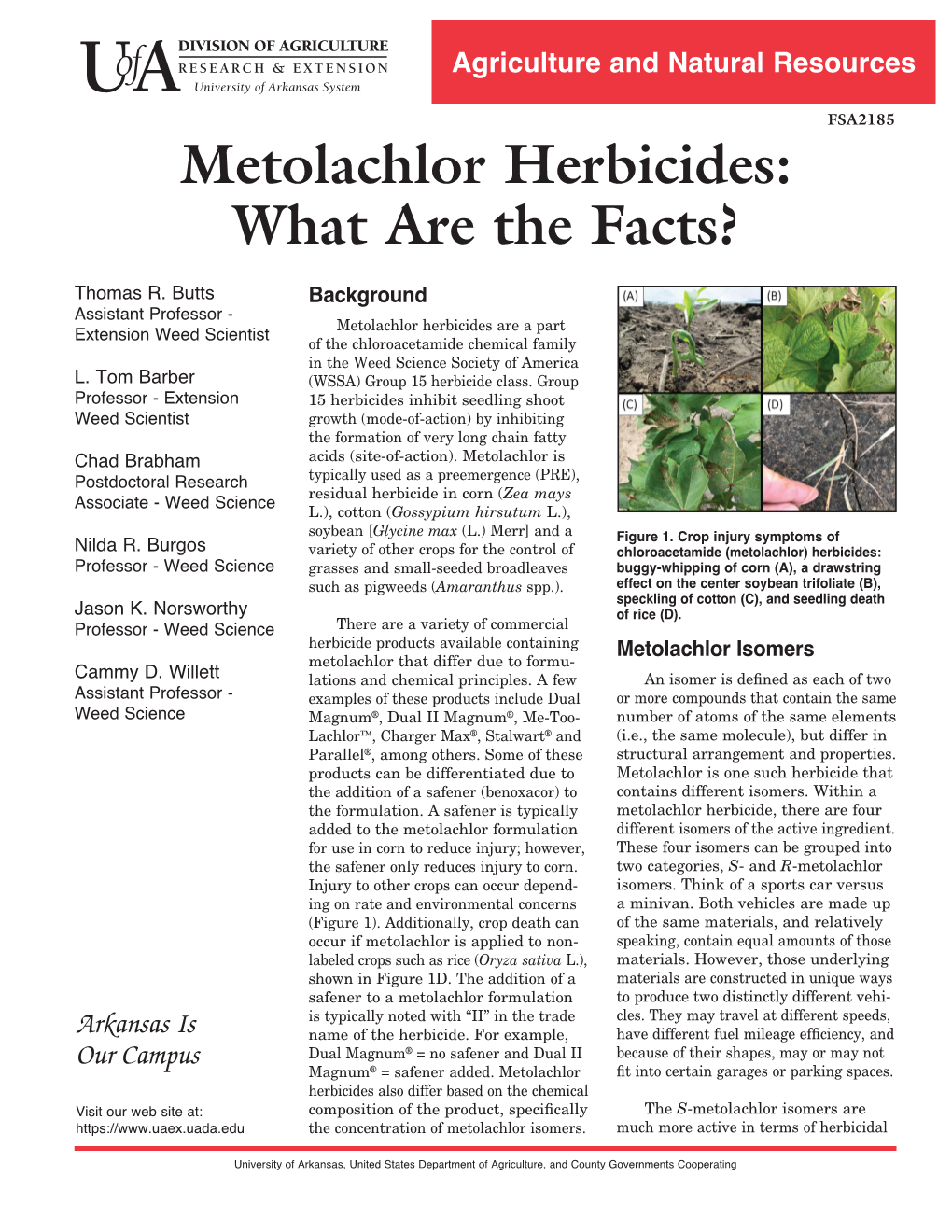 Metolachlor Herbicides: What Are the Facts?