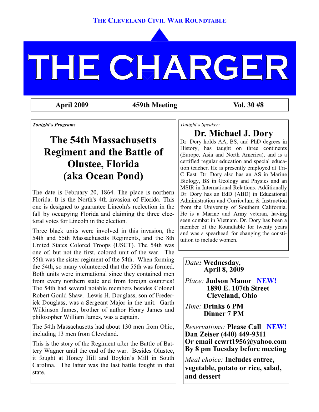 Chargerapril, 2009