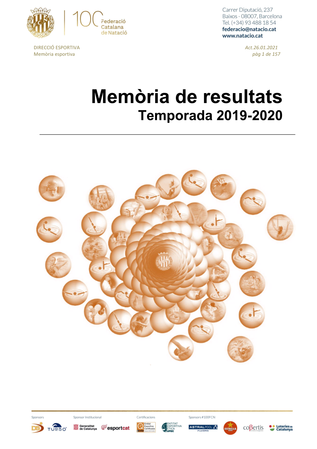 Memòria De Resultats Temporada 2019-2020