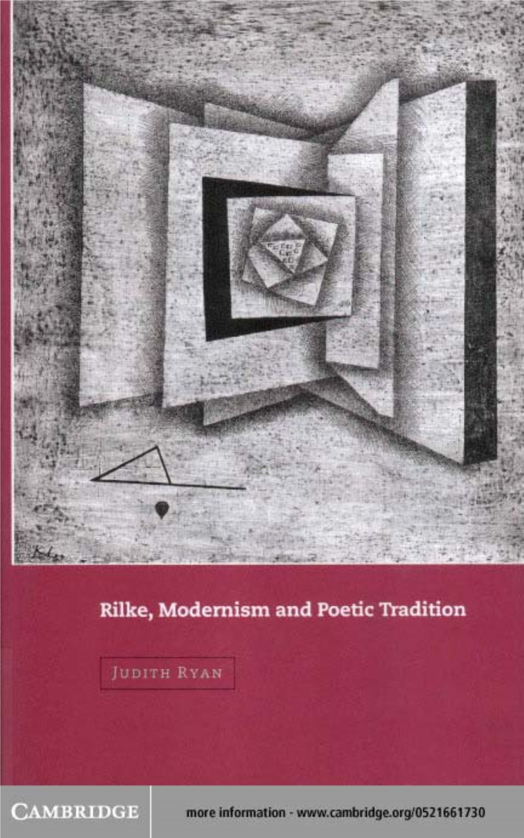 Rilke, Modernism and Poetic Tradition