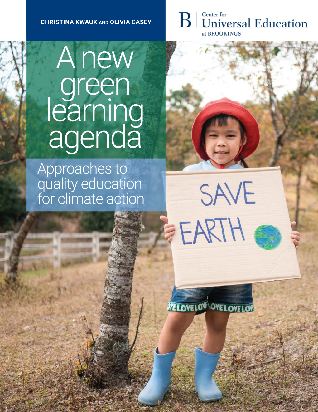 A New Green Learning Agenda