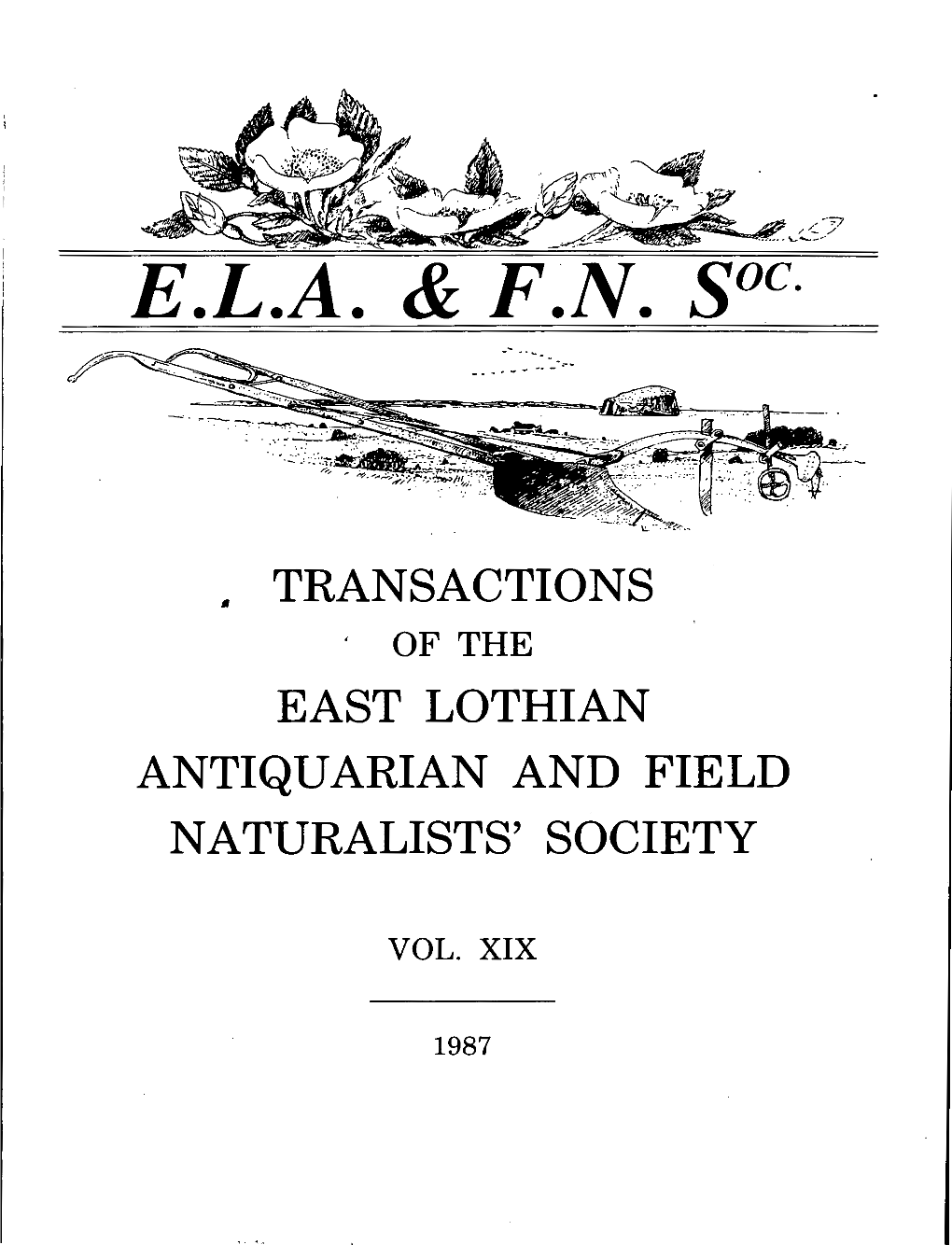 1987 ELA&FN Soc Transactions Vol