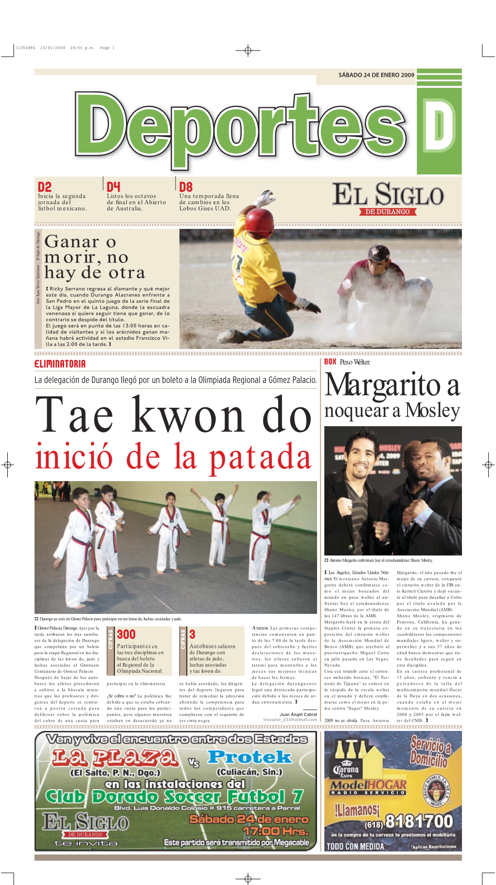 Margarito a Tae Kwon Do Noquear a Mosley Inició De La Patada