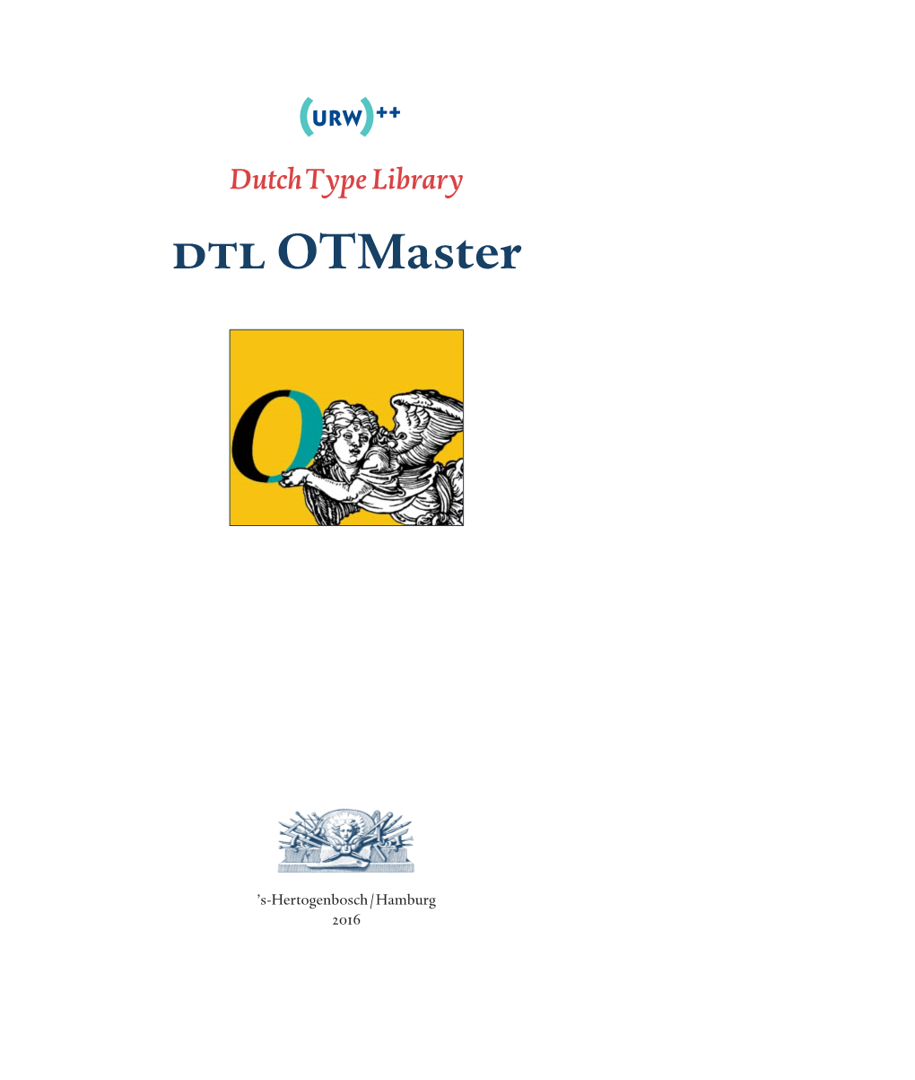 DTL Otmaster Manual