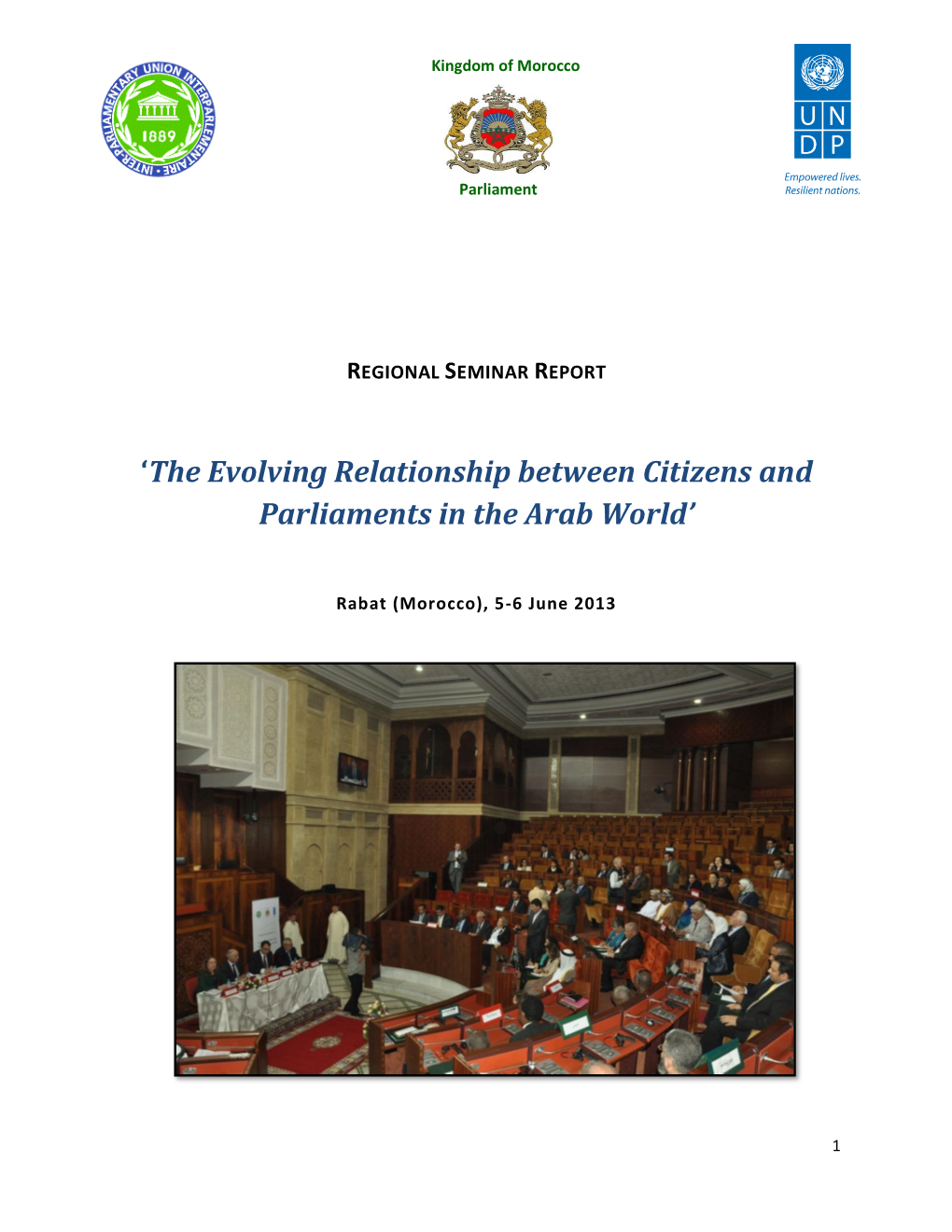 The Evolving Relationship Between Citizens and Parliaments in the Arab World’