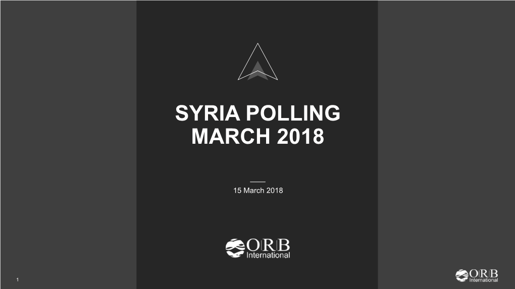 Syria Poll March 2018 V2