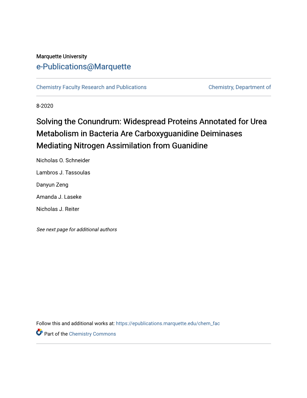 Widespread Proteins Annotated for Urea Metabolism in Bacteria Are Carboxyguanidine Deiminases Mediating Nitrogen Assimilation from Guanidine