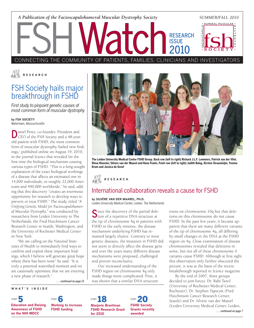 FSH Society Hails Major Breakthrough in FSHD 5 6 18 20