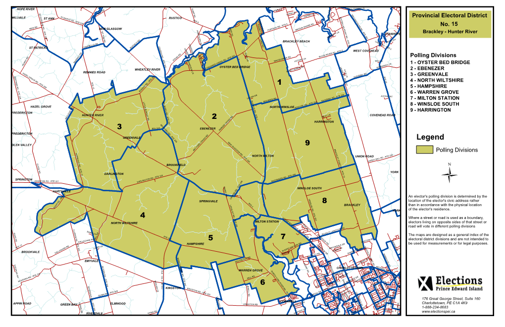 Brackley - Hunter River SERENITY LN LING RD CASSS RD - RTE 6 BRACKLEY BEACH JACKS WY CAMERON LN