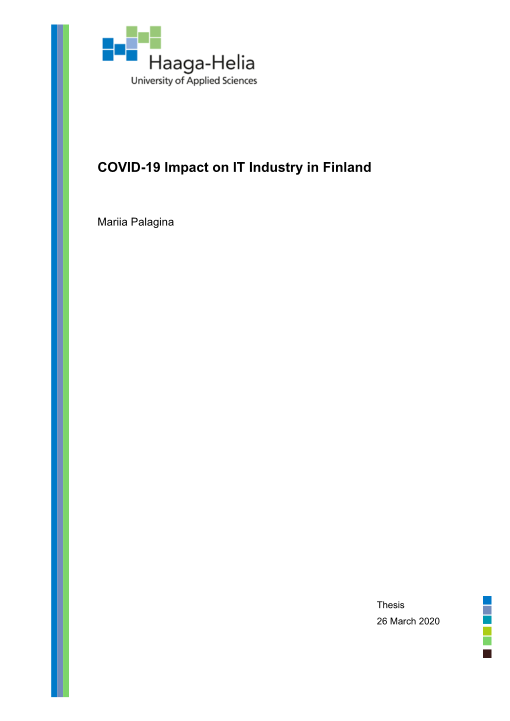 COVID-19 Impact on IT Industry in Finland