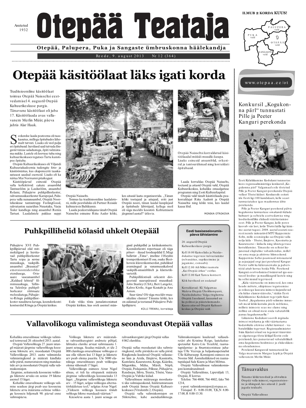 Otepää Käsitöölaat Läks Igati Korda