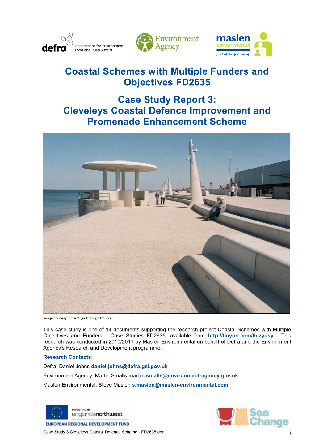 Case Study 3 Cleveleys Coastal Defence Scheme - FD2635.Doc I
