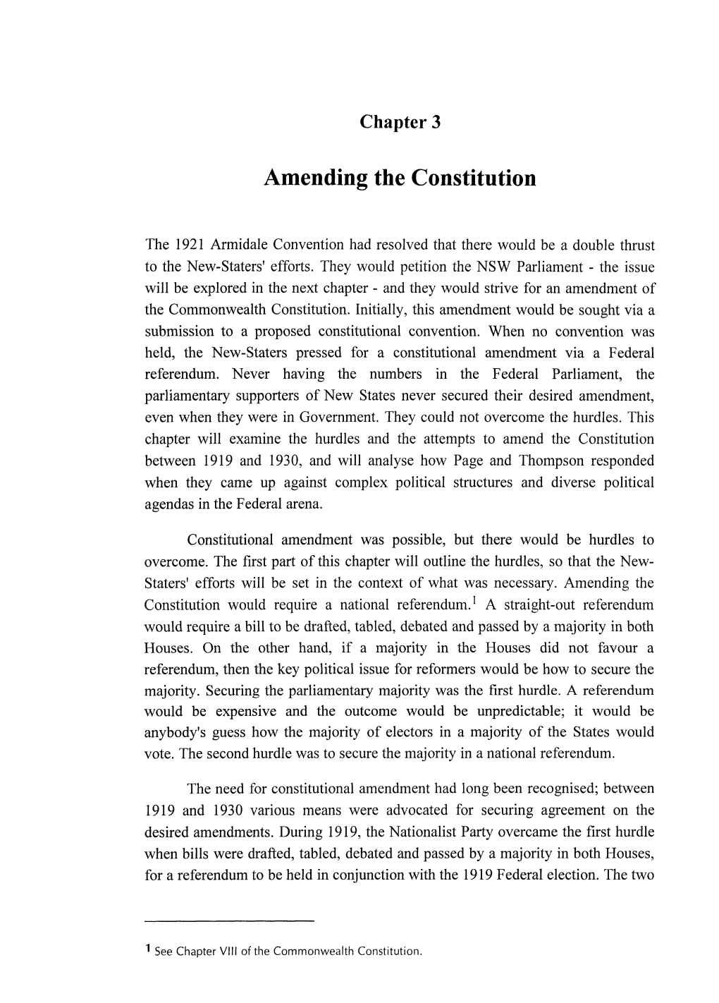 Amending the Constitution