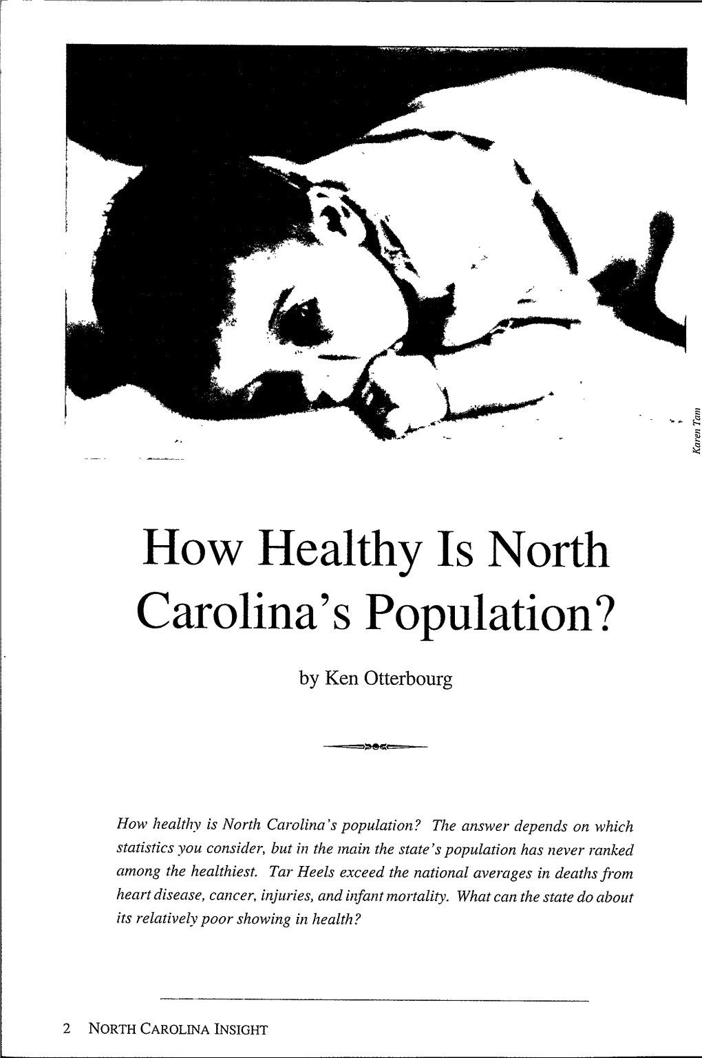 How Healthy Is North Carolina's Population?