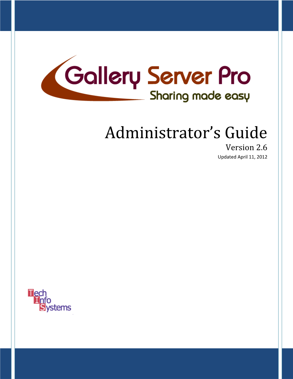 3. Running Gallery Server Pro