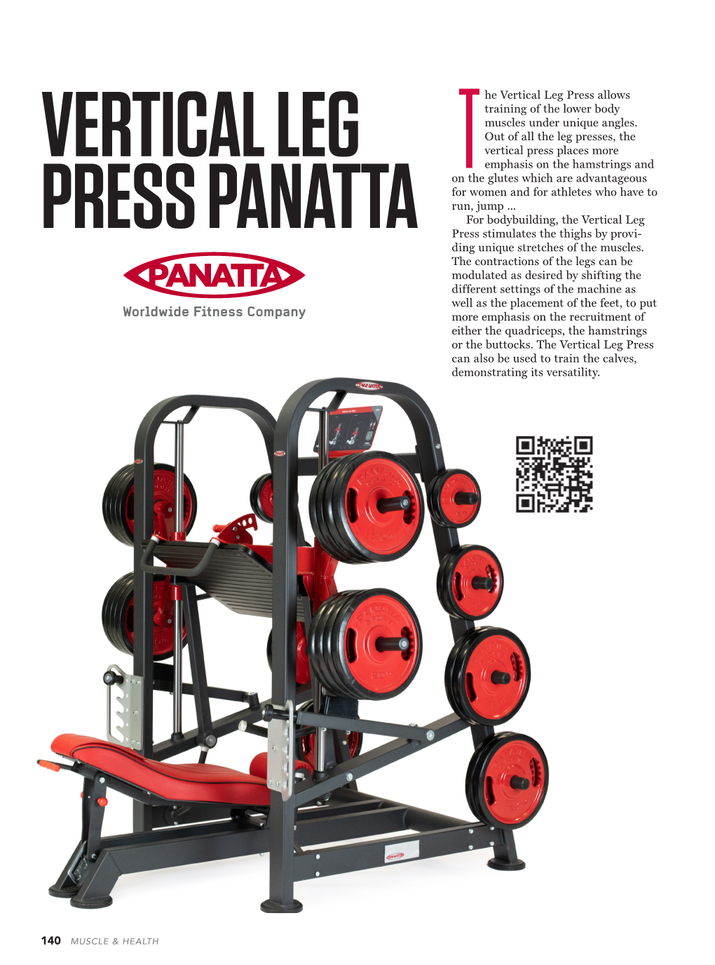 Panatta's Vertical Leg Press